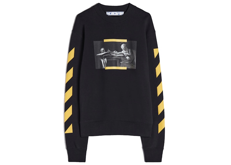 OFF-WHITE Caravaggio Painting Sweatshirt Black/Yellow