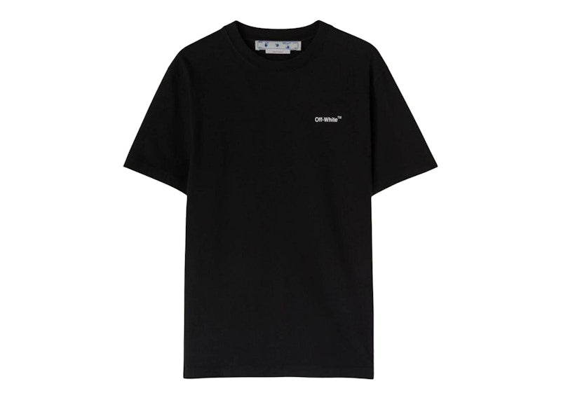 OFF-WHITE Chain Arrows-Print T-Shirt Black/White