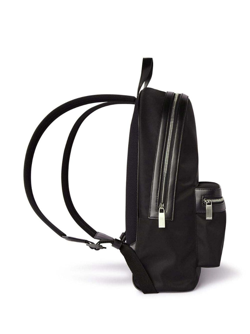 Off-White Core Round Logo-Print Backpack Black