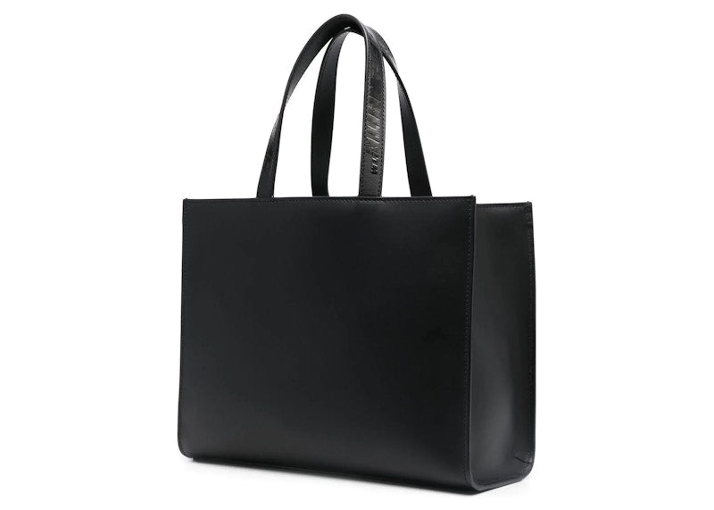 OFF-WHITE Diag Hybrid Shop 28 Lettering Tote Bag Black/White
