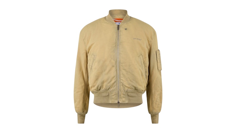 OFF-WHITE Diag Tab Vintage Beige Jacket Beige
