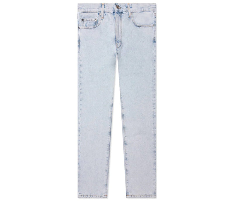 OFF-WHITE Diagtab Jeans Blue