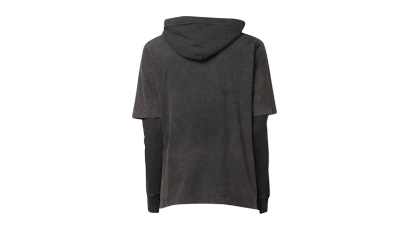 OFF-WHITE GM Vintage Double Sleeve Hoodie Black