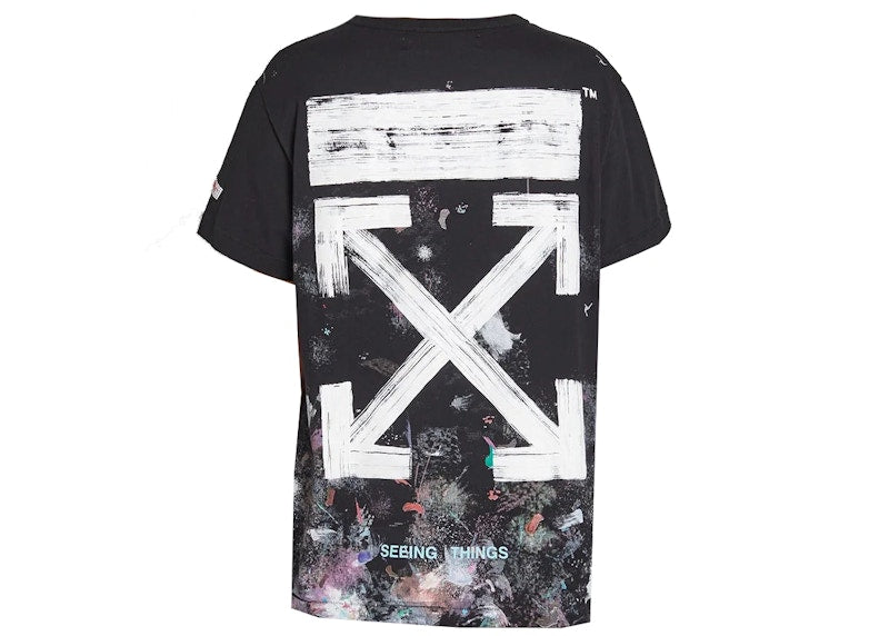 OFF-WHITE Galaxy Brushed T-shirt (FW21) Black/Blue
