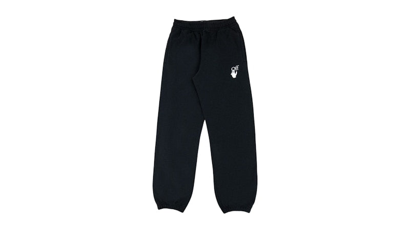 OFF-WHITE Hand Off Slim Cuffed Sweatpants Black