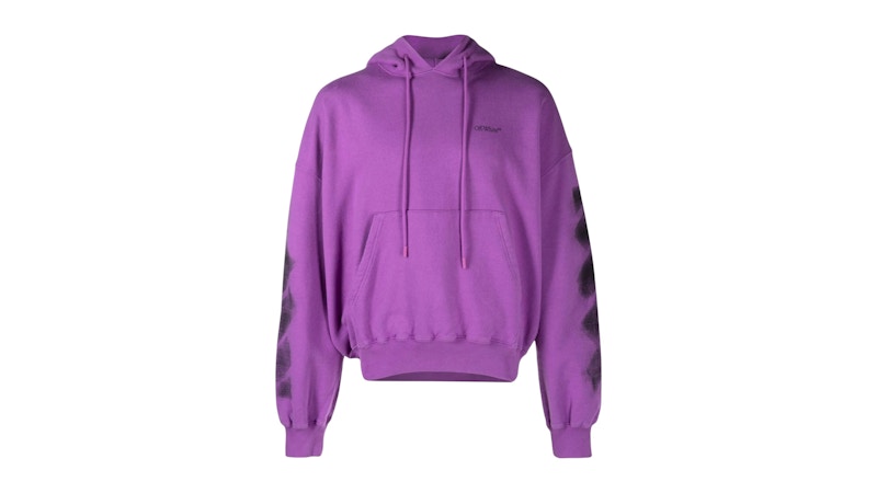 OFF-WHITE Jumbo Arrow Boxy Hoodie Purple