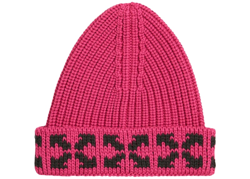 OFF-WHITE Kids Arrows Beanie Fuchsia