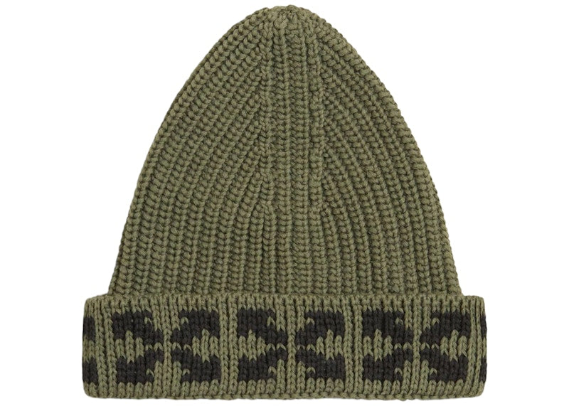 OFF-WHITE Kids Arrows Beanie Green