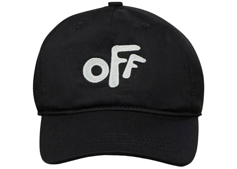 OFF-WHITE Kids Rounded Cap Black