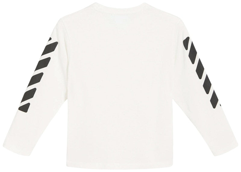 OFF-WHITE Kids Stamp L/S T-shirt White/Black