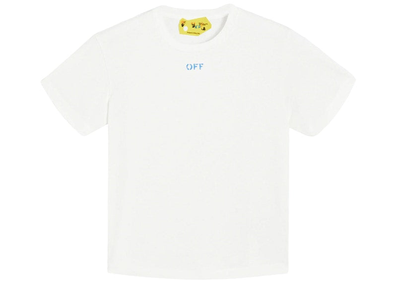 OFF-WHITE Kids Stamp S/S T-shirt White
