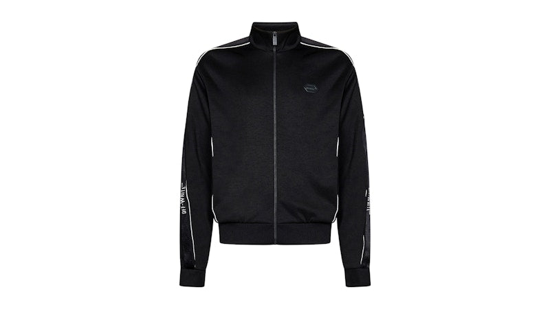 OFF-WHITE Knit Tape Track Jacket Black
