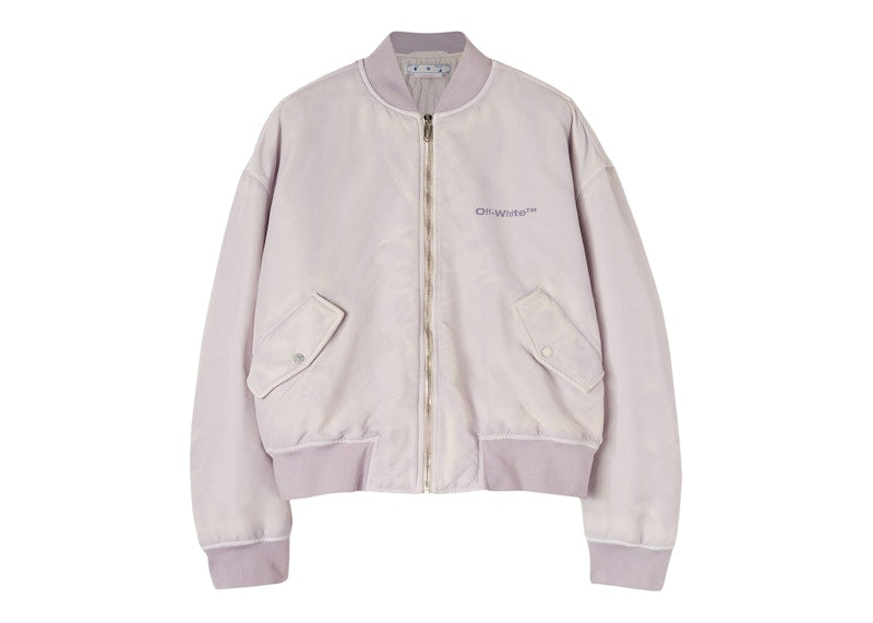 OFF-WHITE Laundry Nylon Over Bomber Violet