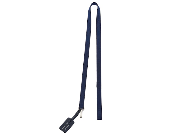 OFF-WHITE Logo-Embellished Dog Leash Blue