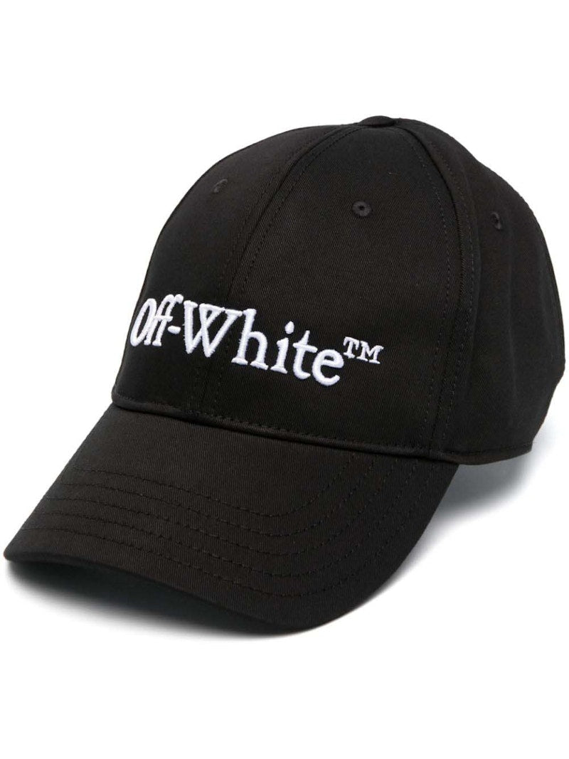OFF-WHITE Logo-Embroidered Baseball Cap Black
