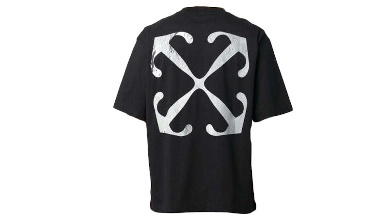 OFF-WHITE Logo-Print Short-Sleeve T-shirt Black