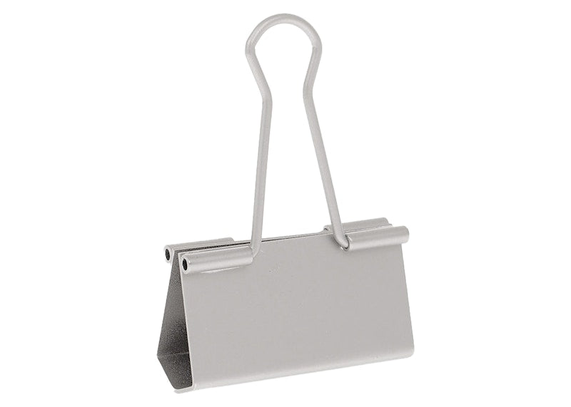 OFF-WHITE Metal Binder Clip Silver