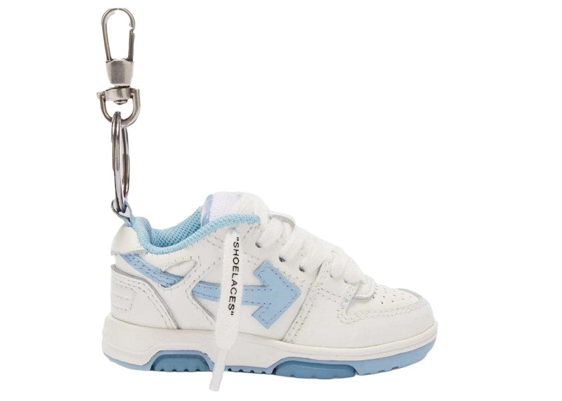 OFF-WHITE OOO Keychain White/Light Blue