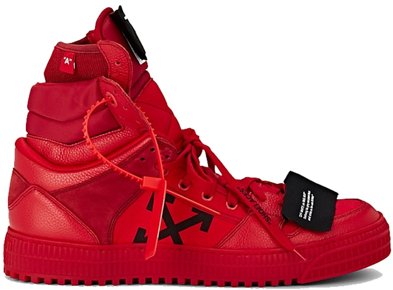 OFF-WHITE Off Court High Red