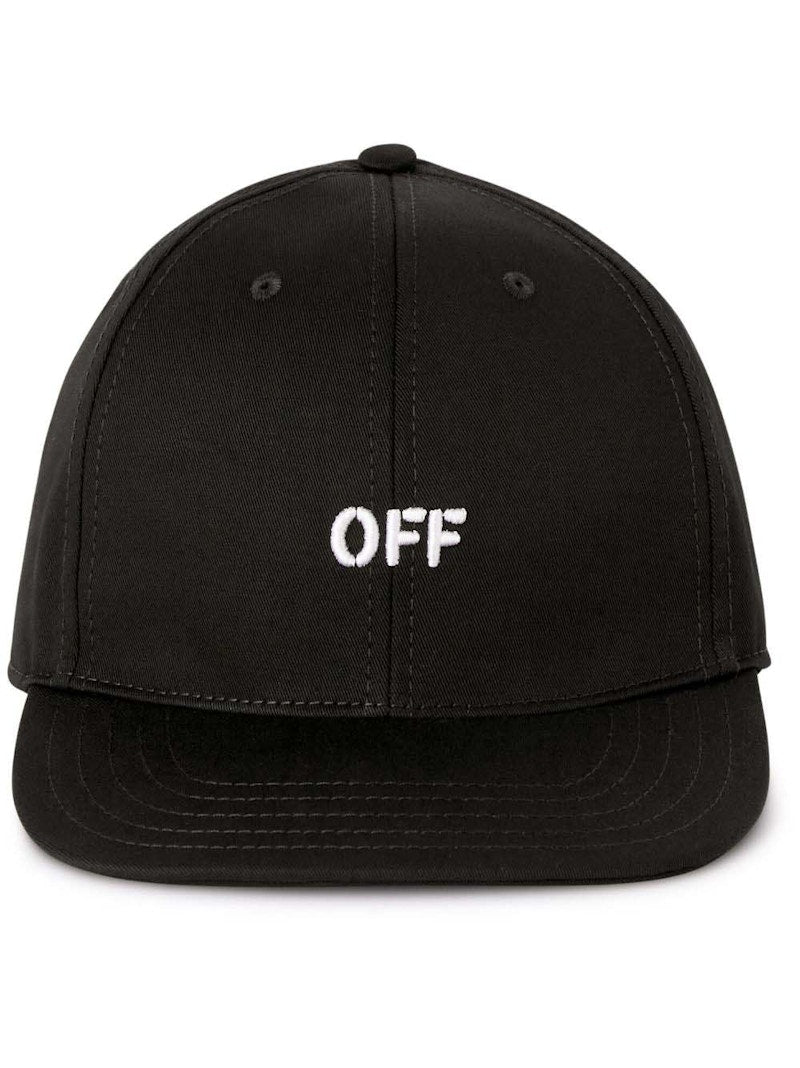 OFF-WHITE Off Stamp Drill Baseball Cap Black/White