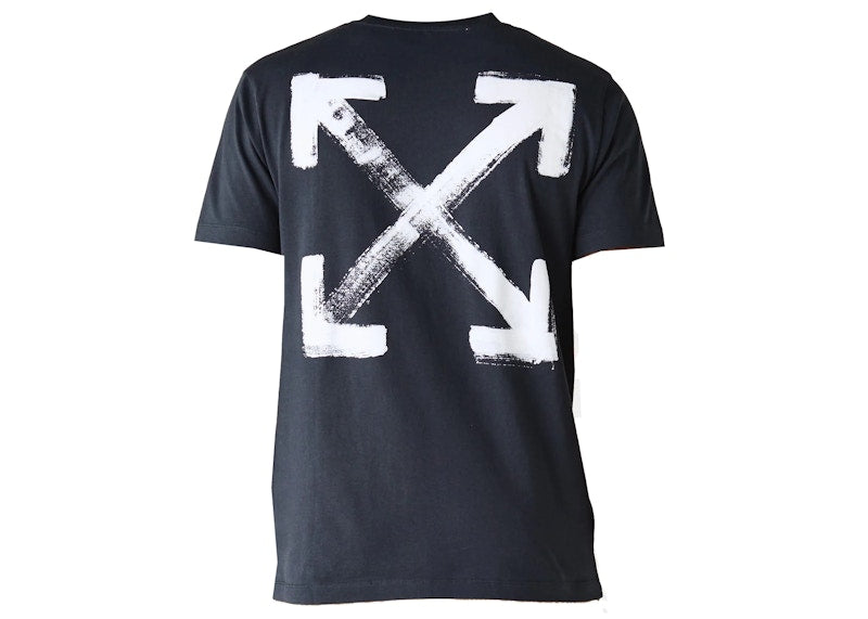 OFF-WHITE Paint Arrow Slim S/S T-shirt Outerspace/White
