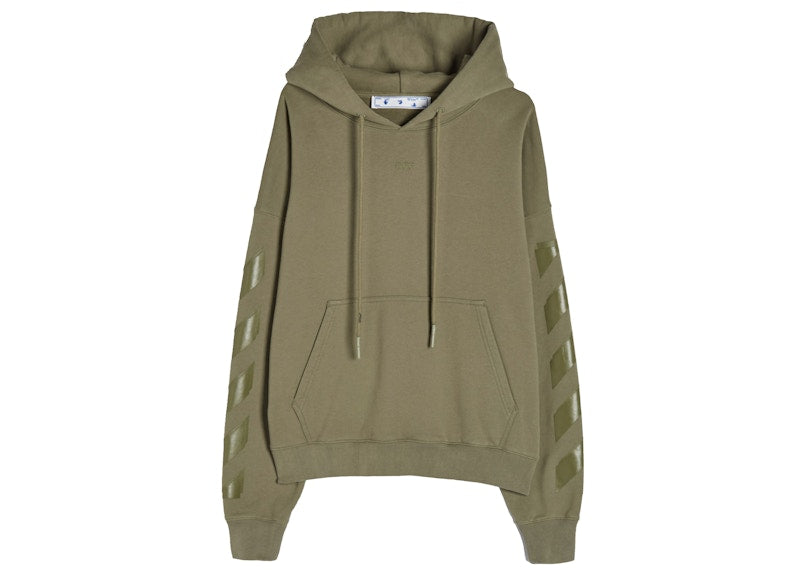 OFF-WHITE Rubber Arrows Hoodie Green