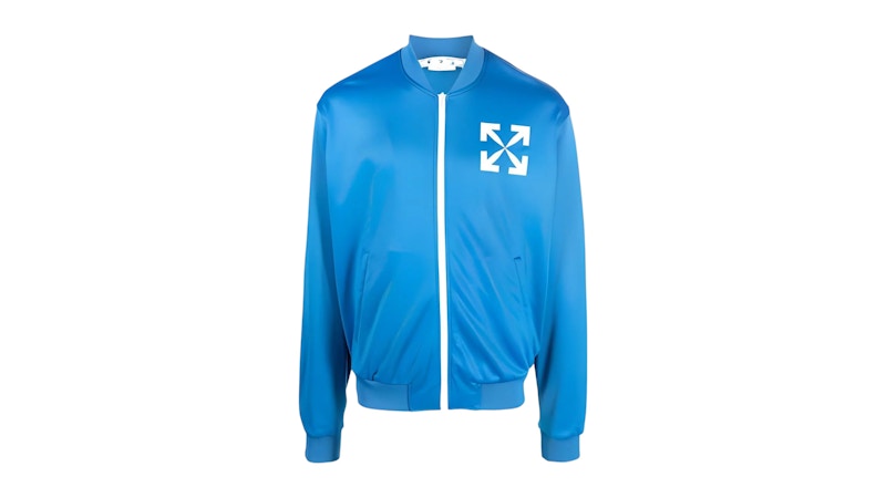 OFF-WHITE Single Arrow Slim Tracktop Jacket Blue/White