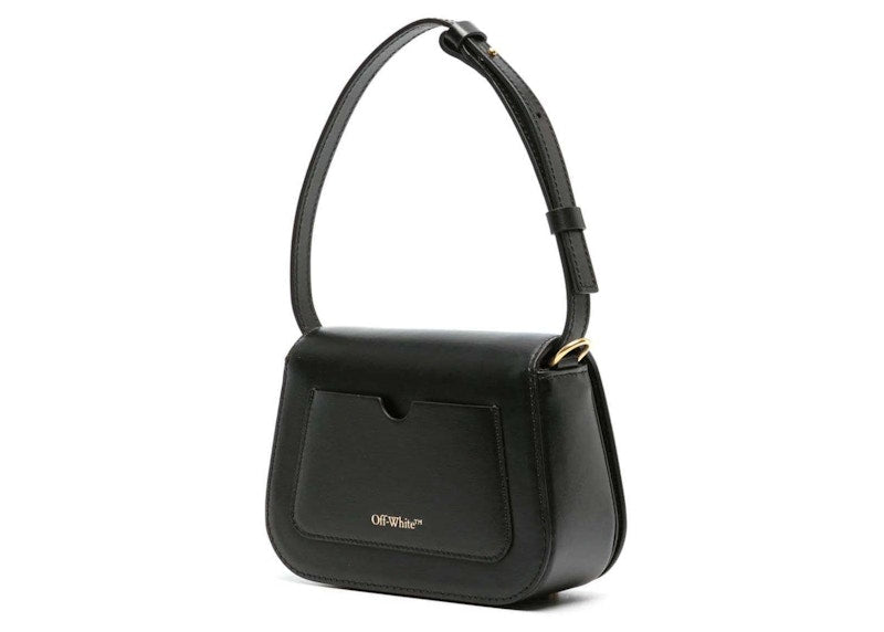 Off-White Skeleton Binder Shoulder Bag Black
