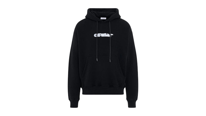 OFF-WHITE Sliding Book Hoodie Black