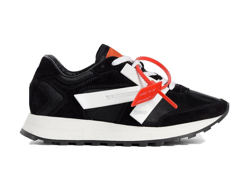 Off-White Suede Runner Black (Women's)