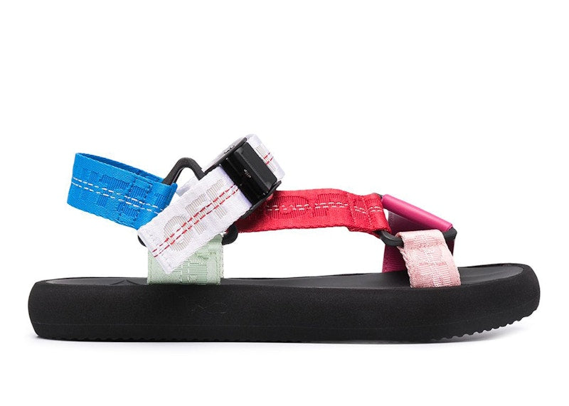 OFF-WHITE Trek Flatform Sandals Black Multicolor (Women's)