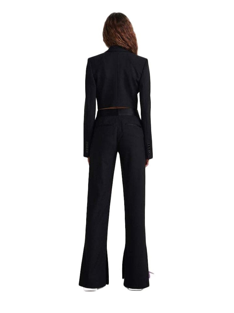 OFF-WHITE Tuxedo Splited Pant Black
