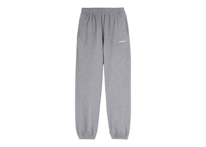 OFF-WHITE Wave Outl Diag Slim Sweatpant Grey