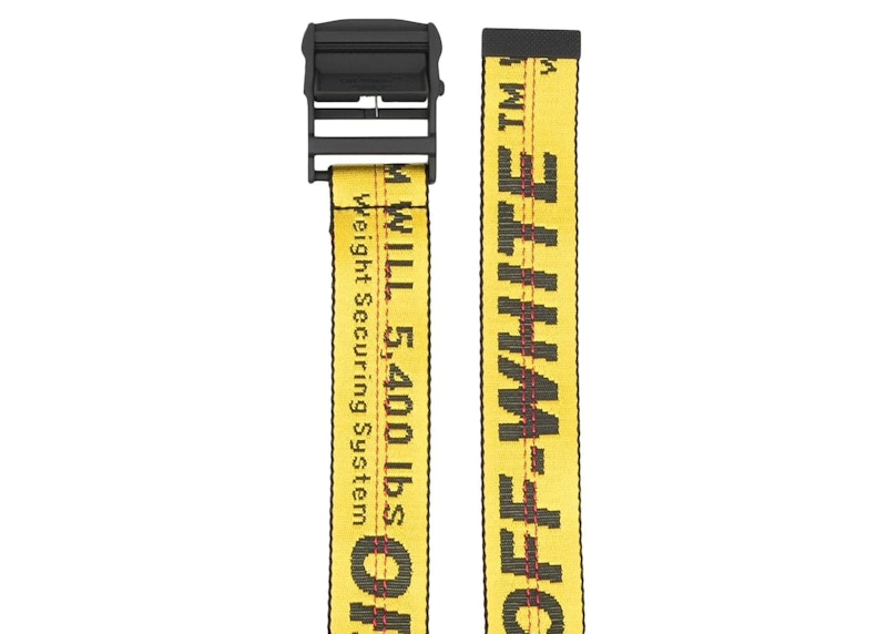 OFF-WHITE Women's Classic Industrial Belt Yellow/Black
