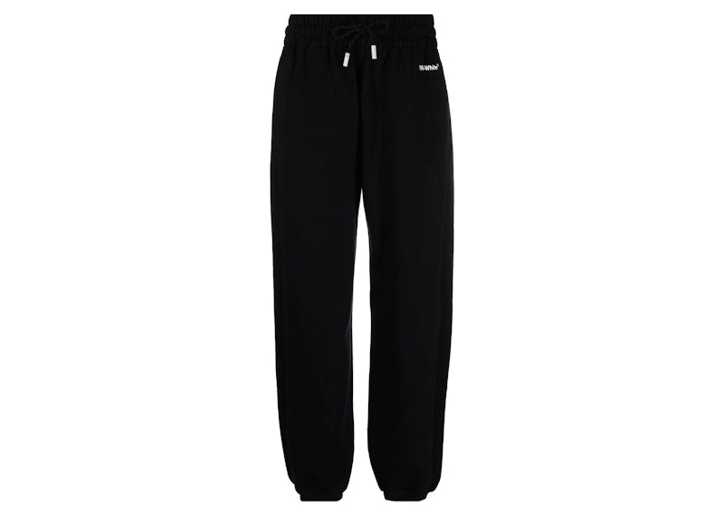 OFF-WHITE Women's For All Helv Relaxed Sweatpants Black/White