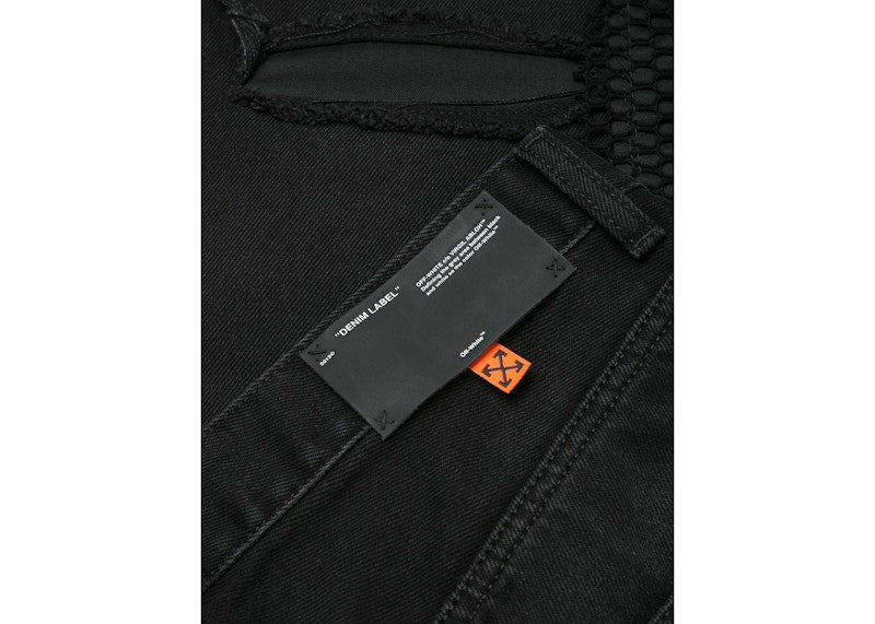 OFF-WHITE x EV BRAVADO 90s' Baggy Fit Jeans Black