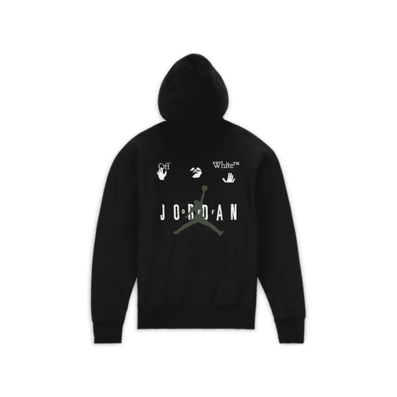 OFF-WHITE x Jordan Hoodie (Asia Sizing) Black