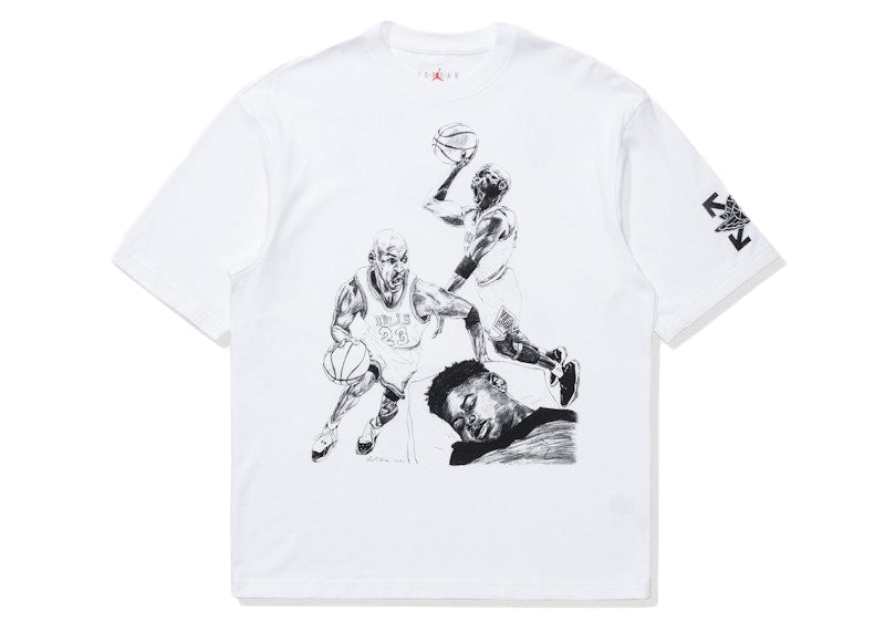 OFF-WHITE x Jordan MJ T-Shirt (Asia Sizing) White