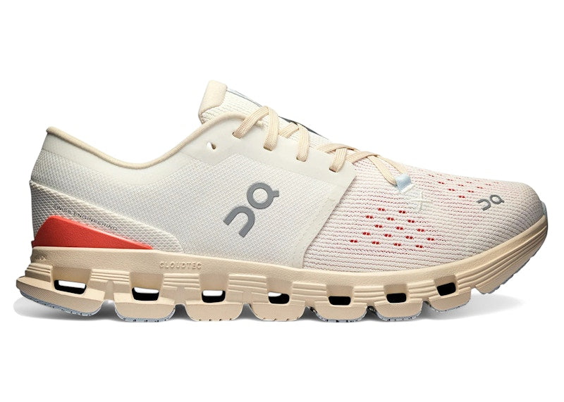 On Running Cloud X 4 Ivory Salmon (Women's)