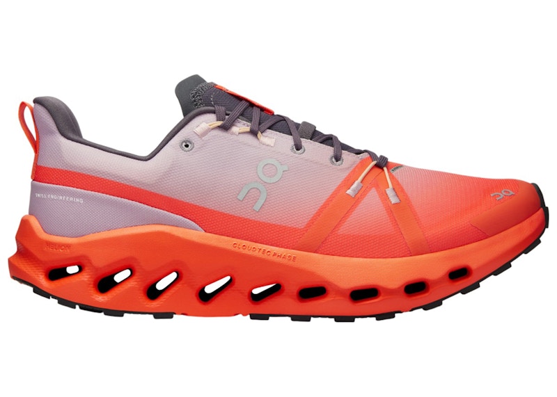 On Running Cloudsurfer Trail Waterproof Mauve Flame