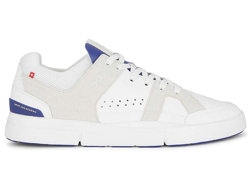 On The Roger Clubhouse White Grey Indigo