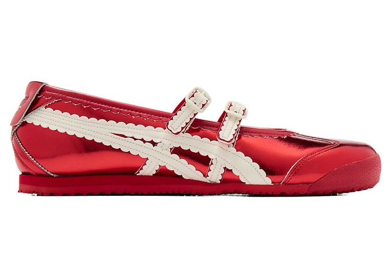 Onitsuka Tiger Mexico 66 TGRS Metallic Pack Classic Red Cream (Women's)