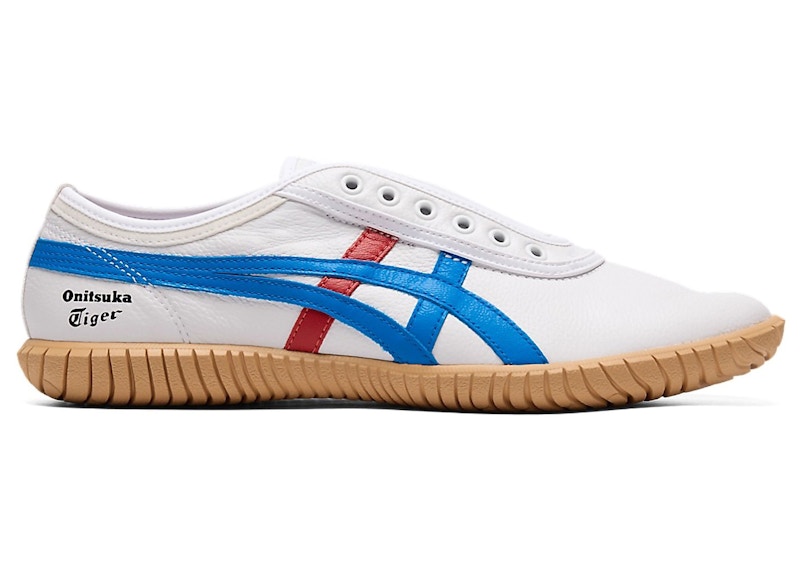 Onitsuka Tiger Tsunahiki Slip-On White Directoire Blue Red