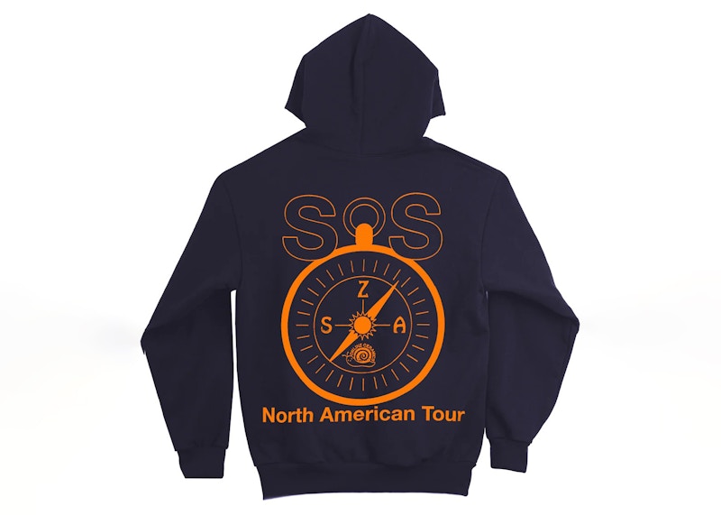 Online Ceramics SZA I Did It All For Love Hoodie Navy