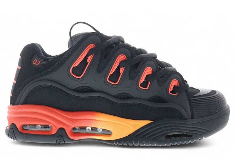 Osiris D3 2001 Black Red Orange