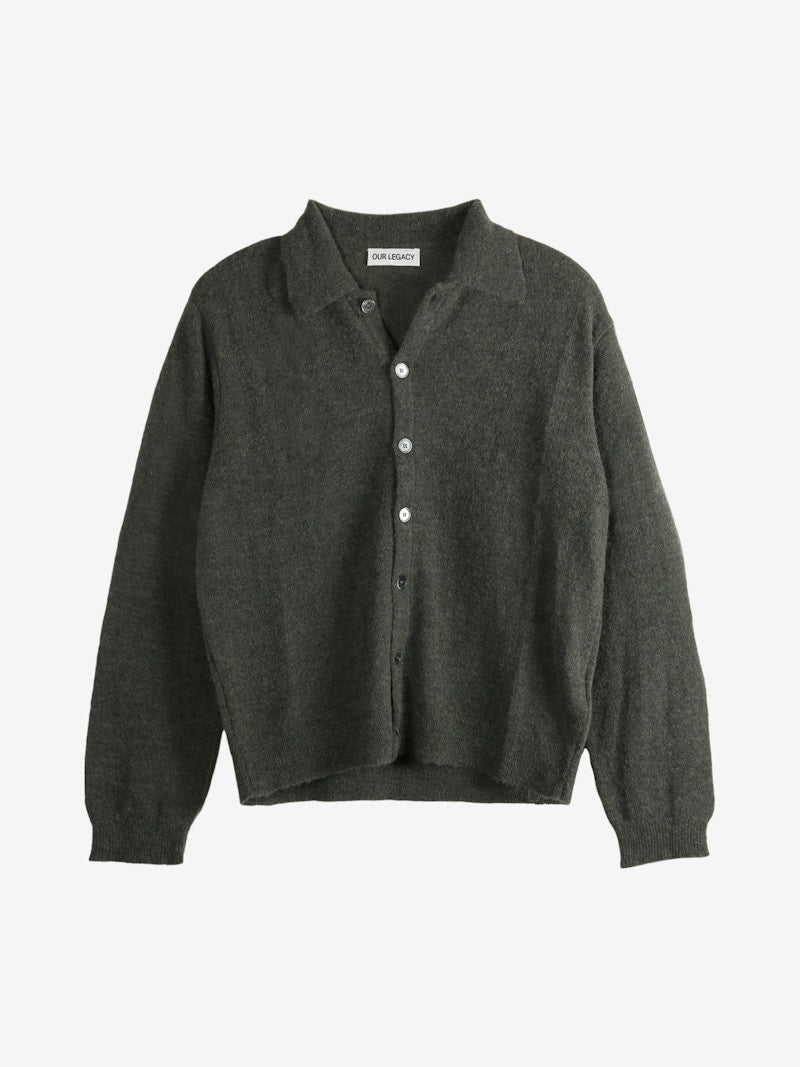 Our Legacy Evening Polo Moss Green