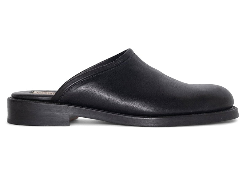 Our Legacy Work Mules Stüssy Black Leather