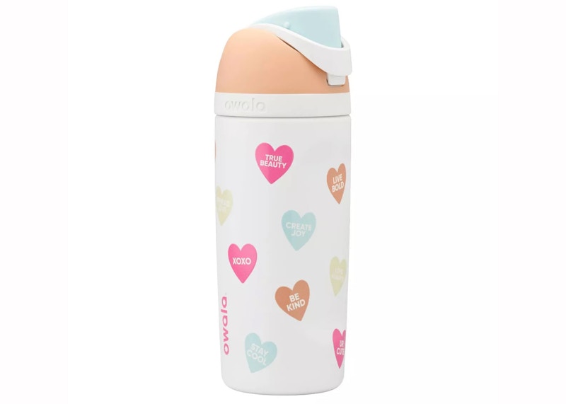 Owala Valentine's Day Cutie FreeSip 16oz Water Botle White