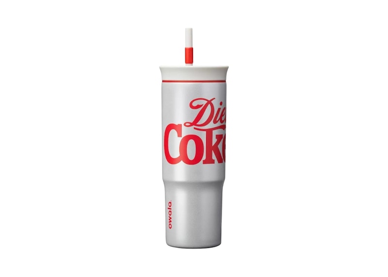 Owala x Diet Coke 24oz Special Edition Stainless Steel Straw Tumbler Classic Diet Coke