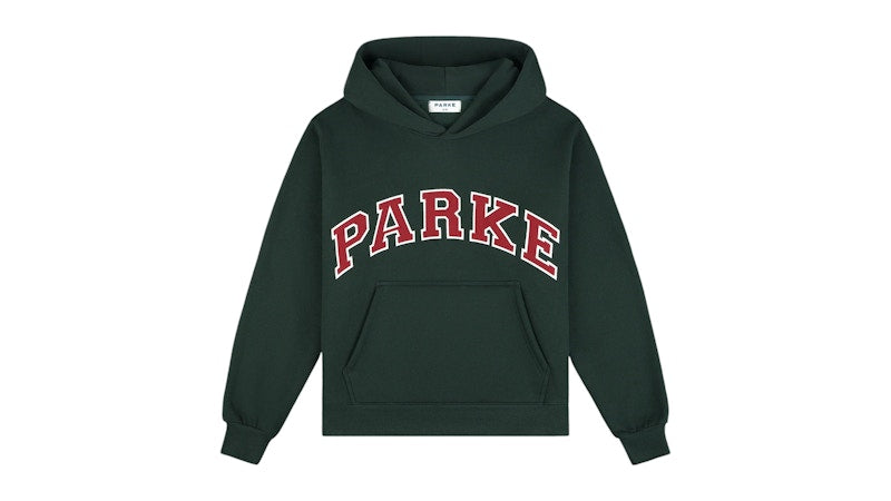 Parke Holiday Varsity Hoodie Forest/Maroon